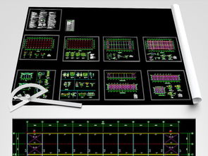 轻型门仓库工厂CAD钢结构设计图平面图下载指南